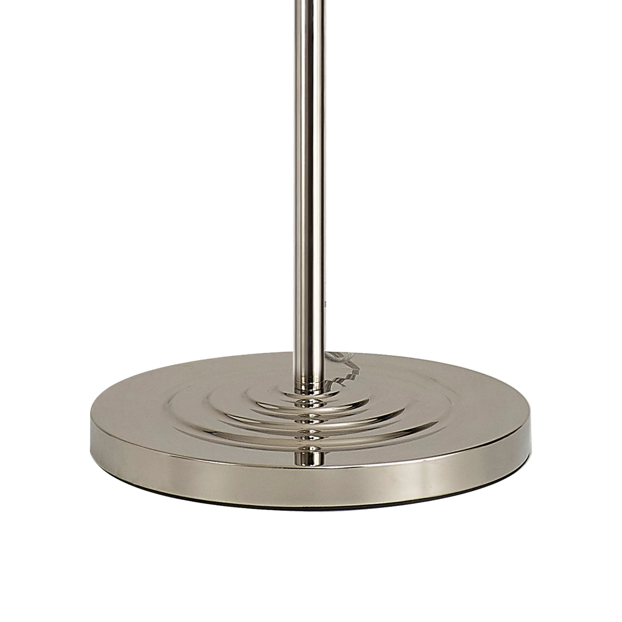 Banyan 45cm 3 Light Floor Lamp Polished Nickel; Grey DK0894  Deco Banyan PN GR